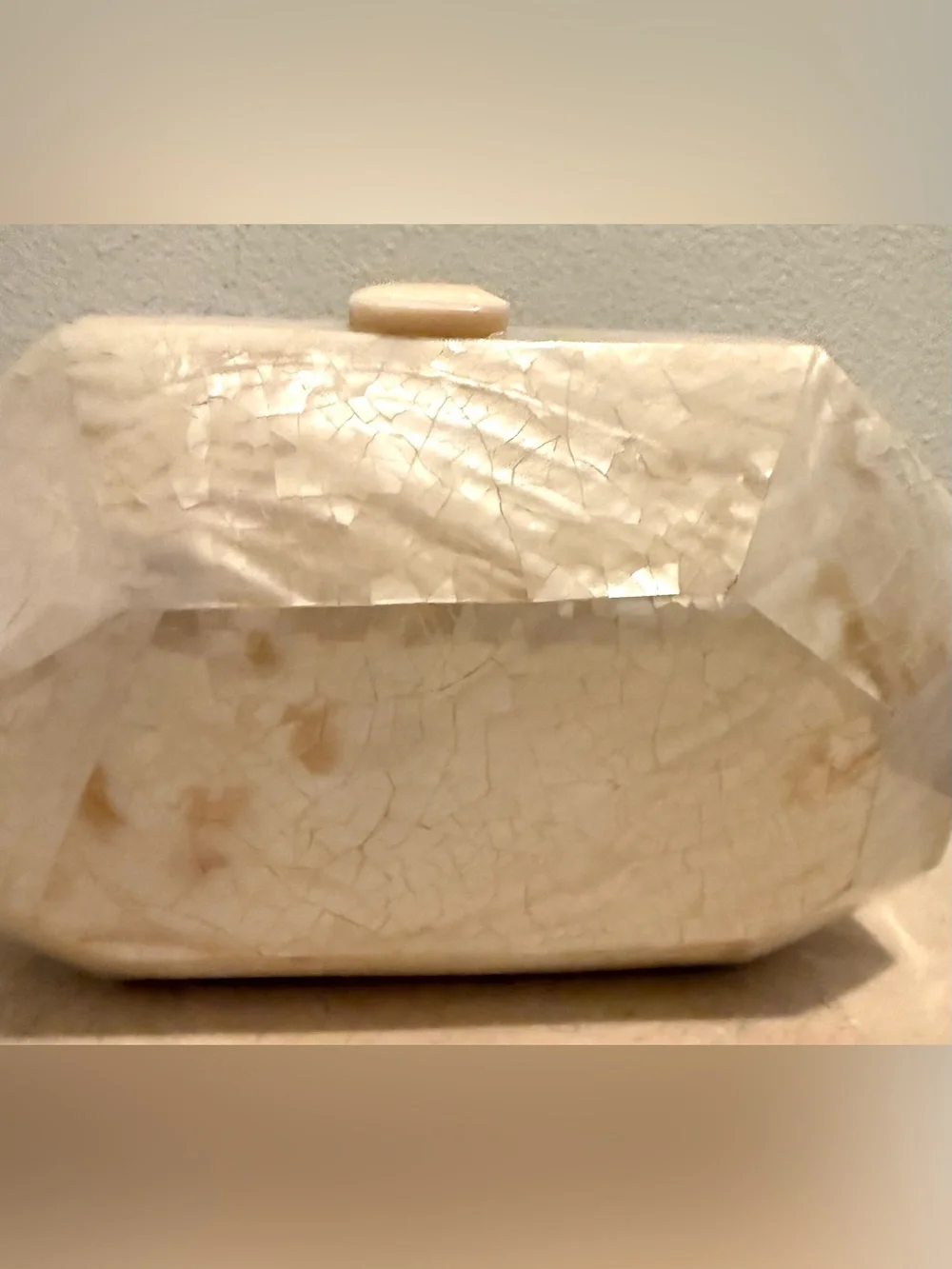 Vintage Mother of Pearl clutch. Like new.